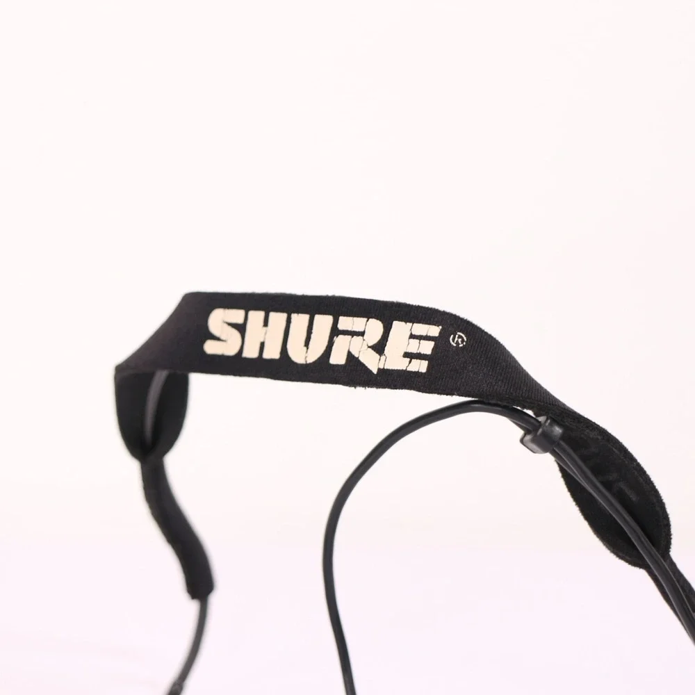Shure WH20 Wireless Headworn Cardioid Dynamic Headset Microphone Tested Black